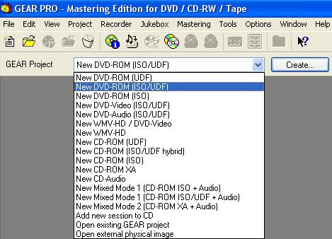 Create DVD ROM