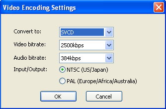 Video Encoding Settings