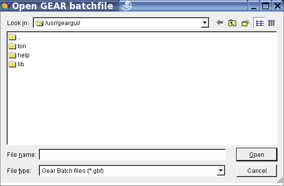 Select Batch File
